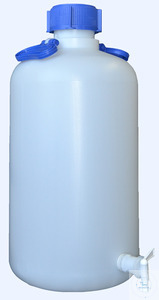 [7 179 003] BALLON, PE, ENGHALS, MIT  HAHN, RUND MIT VERSCHRAUBUNG,  INHALT 50 LITER  