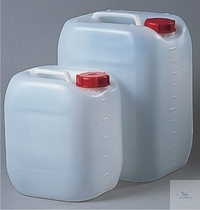 [7 189 001] CANISTER, PE, WITH SCREW-CAP, PILEABLE,  CAP.5 L, 195X145 MM  