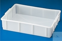 [7 193 001] (7 193 001) LAGERSCHALEN, PE, WEISS,  11 LITER, 400 X 280 X 85 MM  