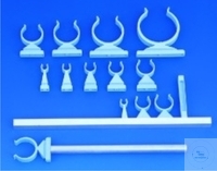 [7 239 005] LABORKLAMMERN AUS KUNSTSTOFF,   HELLBLAU, KLAMMERN Ø - 25 MM,  VE = 100 STUECK    