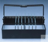 [7 126 001] (7 126 001) FÄRBEGESTELL (POM) FÜR 25 OBJEKTTRÄGER,  91 X 79 X 38 MM, HÖHE 38 MM,  VE = 10 STUECK  