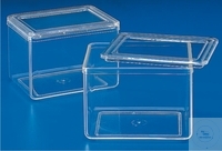 [7 127 004] (7 127 004) FÄRBETROG MIT 2 DECKELN PMP, GLASKLAR  101 X 81 MM, HÖHE 86 MM  