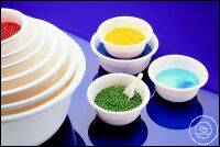 [7 154 005] SCHÜSSELN, WEISS, RUND, PP,320 X 130 MM,  VE = 3 STUECK 