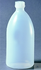 [7 165 007] (7 165 007) ENGH-FLASCHEN, PE-LD, 1000 ML, GL 28,   RUND, MIT VERSCHRAUBUNG  