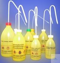 [7 169 114] (7 169 114) SPRITZFLASCHEN,500 ML,PE-LD, MIT SICHERHEITS-  SPRITZDÜSE, GELB-LICHTABWEISEND,  "DIMETHYLFORMAMID"
