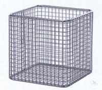 [7 405 536] Basket, 600 x 400 x 300 mm,  wire mesh 8 x 8 mm, stainless steel