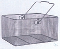 [7 405 537] Drahtkorb, 400 x 300 x 200 mm,   mit Henkel, aus Stahl, E-poliert
