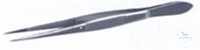 [7 411 043] Pinzette, spitz, L:145mm, mit Führungsstift,  Edelstahl