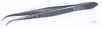 [7 411 052] Pinzette, Länge 130 mm, spitz gebogen,   mit Führungsstift, Edelstahl