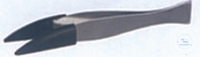 [7 411 150] (7 411 150) Wägepinzetten, mit Kunststoffspitze, Länge: 100 mm,   aus Edelstahl