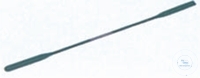 [7 412 075] Mikrodoppelspatel, Länge: 150 mm, 40 x 3 mm,  mit zwei flachen Enden, Stahl, PTFE-beschichtet