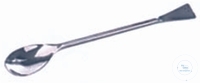 [7 412 160] Polylöffel, Länge: 150 mm, Spatel 30 x 13 mm,  Löffel 35 x 15 mm, rostfreier Stahl