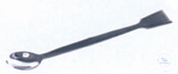 [7 412 183] Chemikalienloeffel, Laenge 210 mm, Spatel 32 x 22 mm,  Loeffel 40 x 38 mm, Edelstahl