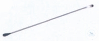 [7 412 203] Doppelspatel, Löffelform, Länge: 150mm  Löffel: 15 x 7 mm, Typ 1 = Mikrolöffel,  aus Edelstahl