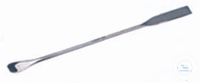 [7 412 220] Löffelspatel, Länge 180 mm, Spatel 45 x 9 mm,  Löffel 25 x 8 mm, Edelstahl
