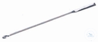 [7 412 241] Mikrolöffelspatel, Länge 180 mm, Spatel 40 x 5 mm,  Löffel 9 x 5 mm, Edelstahl