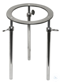[8 304 001] DREIFUSS, Ø 100 MM, HOEHE VERSTELLBAR,  EDELSTAHL