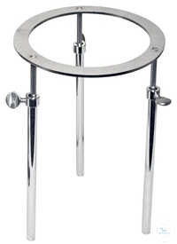 [8 304 002] DREIFUSS, Ø 120 MM, HOEHE VERSTELLBAR,  EDELSTAHL