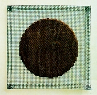 [8 307 003] Wire Gauze, with ceramic inlay both sides,  size 200 x 200 mm, steel