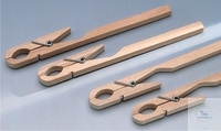 [8 363 000] REAGENZGLASHALTER, AUS HOLZ,   MIT STAHLFEDER, LÄNGE: 175 MM