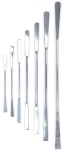 [8 395 001] DOPPELSPATEL, CHATTAWAY,  ROSTFREIER STAHL,GERADE,  LÄNGE 100 MM,SPATEL 7 X 30 MM
