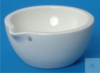 [8 512 108] MÖRSER AUS PORZELLAN 325 ML, Ø 144 MM, HÖHE 71 MM,  MIT AUSGUSS, GLASIERT