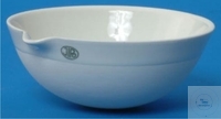 [8 526 013] ABDAMPFSCHALEN 420 ML, PORZELLAN,MIT AUSGUSS,  RUNDER BODEN, Ø 154 MM,HÖHE 50 MM,    