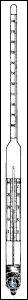 [8 560 006] DICHTE-ARÄOMETER, TYP 20°C,MIT THERMOMETER  BEREICH 1,100-1,200:0,001G/CM³,0-35°C:1,0°C  GESAMTLAENGE 350 MM  