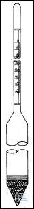 [8 575 000] MOSTWAAGE N.OECHSLE,TP. 20°C, MIT SCHROTBELASTUNG  OHNE THERMOMETER, BEREICH 0-120 % VOL.  UNTERTEIL. 1/1 MM, TEILUNGSL. 120 MM,L. 270 MM    