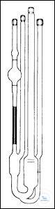 [8 589 410] UBBELODE VISKOSIMETER, KALIBRIERT,  DIN 51562, ISO 3105, BS 188, NF T  60-100, FUELLMENGE CA. 15 - 20 ML,  GESAMTLÄNGE CA: 290 MM, KAPILLARE  III, MESSBEREICH 100 - 1000 MM²/S,  KONSTANTE 1,0 K, KAPILLARE I.D.  2,01, FÜR MANUELLE MESSUNGEN,  VIERSCHENKLIG