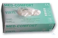 [9 318 202] (9 318 202) SCHUTZHANDSCHUHE VINYL,  GR.MITTEL NR. 8 GEPUDERT  PACK = 100 STÜCK