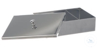 [9 329 003] (9 329 003) INSTRUMENTENSCHALEN,  EDELSTAHL,  MIT KNOPFDECKEL,   MATT, 220 X 150 X 50 MM 