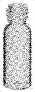 [9 350 003] AUTOSAMPLER-VIALS MIT SCHRAUBGEWINDE, BORO. 3.3  4 ML, 45 X 15 MM KAPPENGRÖSSE N-13, KLARGLAS   PACK = 100 STÜCK