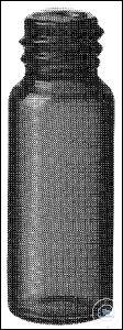 [9 350 004] AUTOSAMPLER-VIALS MIT SCHRAUBGEWINDE,   BOROS.-GLAS, INHALT 4 ML, 45 X 15 MM   KAPPENGRÖSSE N-13, BRAUNGLAS    PACK = 100 STÜCK
