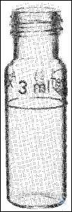 [9 353 100] (9 353 100) VIALS, 4 ML, KLARGLAS, GEWINDE N-13,  45 X 14,7 MM, MIT MARKIERUNGSSCHILD  PACK = 100 STUECK