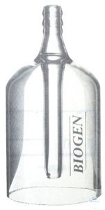 [5 553 615] (5 553 615) Abfüllglocke für keimfreie Abfüllung,  mit Olive zum Schlauchanschluss,  I.-Durchm. Glocke 100 mm, H. 135 mm