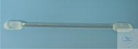 [5 558 025] (5 558 025) Doppelspatel, Gesamtlänge 165 mm, Stab-Ø 5 mm,  Blattgr. 25 x 10 mm, abgerundete Spatelflächen,  Boro. 3.3, hitzebeständig, autoklavierbar