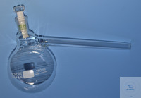 [5 750 250] (5 750 250) Retorten, 250 ml, Borosilikatglas,  mit Tubus und eingeschl. Stopfen