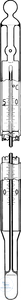 [1 271 105] (1 271 105) Standard-Einschlussthermometer, unbelegt  Milchglasskala, DIFFICO-grad., org. Füllung  -10+200°C, Dia.7-8mm, L.300 mm