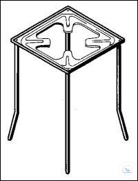 [5 165 003] (5 165 003) Vierfüße aus Chromnickelstahl,  f. Ceran-Platten, 175 x 175 x 220 mm,  VE = 5 Stück