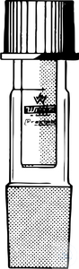 [1 467 045] GTS-Vakuumrühraufsatz, PK 10-Glas-  Wellenführung; Schraubkappe GL 25,  Lagerhülse 10,01 mm, Kern NS 45/40