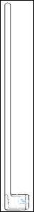 [1 490 000] (1 490 000) Rührstab 7-8 mm Durchm., angeschmolzenes   Rührblatt (24 mm breit)