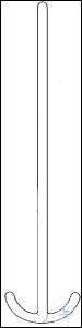 [1 491 000] Rührstab 7-8 mm Durchm., angeschmolzener   Anker ( 95 mm breit)