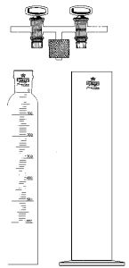 [2 976 002] (2 976 002) STANDZYLINDER MIT FUSS, 400 X 100 MM  