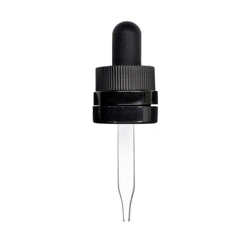 [GB27A-018 / 58mm] 58mm Dropper for 10ml Bottle (black)