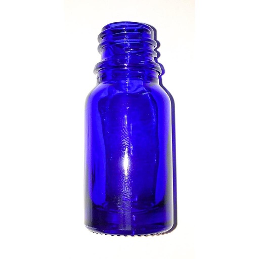 [R10-10ml / L (768)] 10ml Euro Round Cobalt Blue Glass Bottle