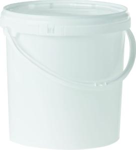 [RIXI7-1001-300] Bucket round PP, 30L without lid, white