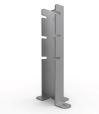 [SB-AL] Dach-/Bodenständer-Befestigungsfuss (eloxiertes Aluminium)