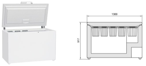 [LT 330-45] Tiefkühltruhe 330 Liter -45°C