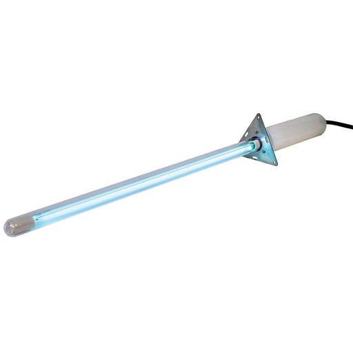 [UV-PIPE-F-25] UV-C Stablampe mit Edelstahl Flansch - 25W - UV-LIGHT 532mm Länge (IP 65)